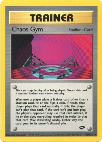 Chaos Gym (102/132) [Gym Challenge Unlimited] | Dumpster Cat Games