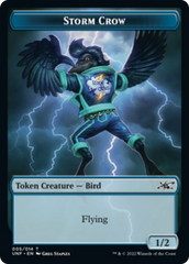 Squirrel // Storm Crow Double-sided Token [Unfinity Tokens] | Dumpster Cat Games