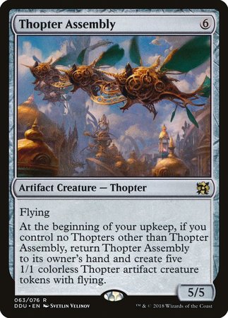 Thopter Assembly [Duel Decks: Elves vs. Inventors] | Dumpster Cat Games