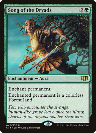 Song of the Dryads [Commander 2014] | Dumpster Cat Games
