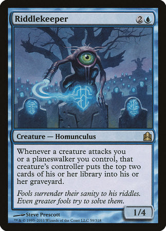 Riddlekeeper [Commander 2011] | Dumpster Cat Games