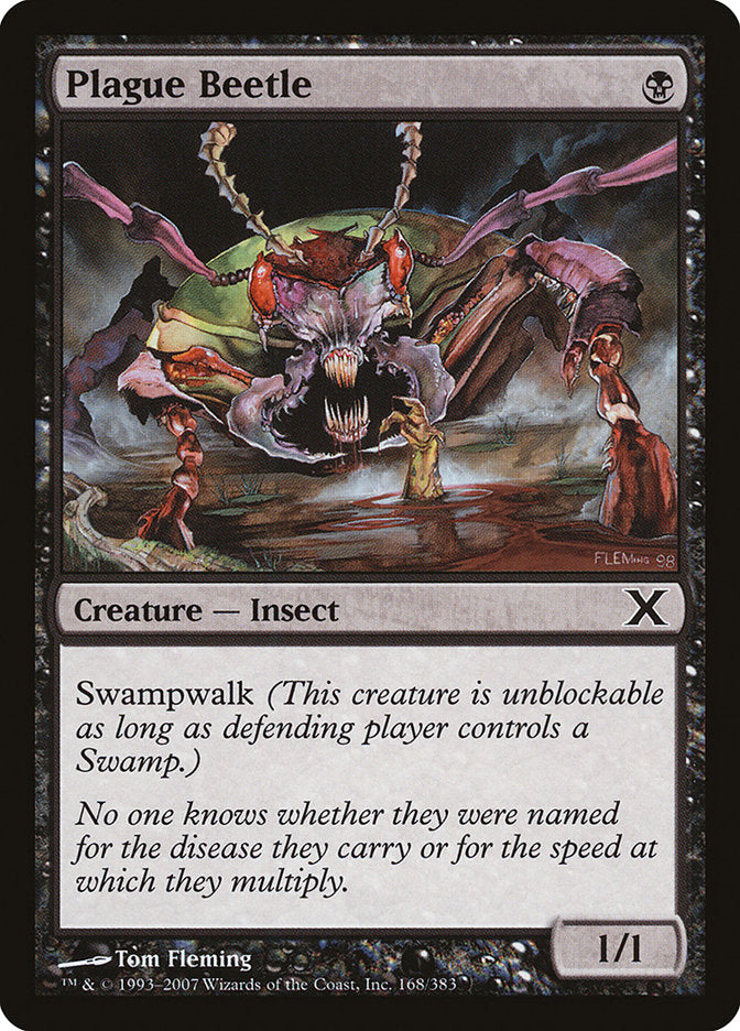Plague Beetle [Tenth Edition] | Dumpster Cat Games