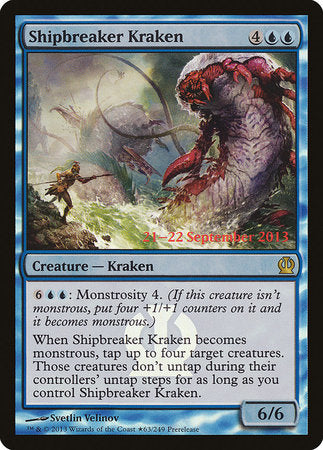 Shipbreaker Kraken [Theros Promos] | Dumpster Cat Games