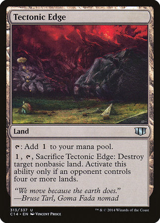 Tectonic Edge [Commander 2014] | Dumpster Cat Games