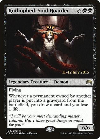 Kothophed, Soul Hoarder [Magic Origins Promos] | Dumpster Cat Games