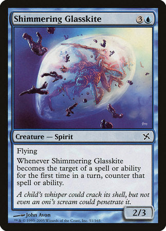 Shimmering Glasskite [Betrayers of Kamigawa] | Dumpster Cat Games
