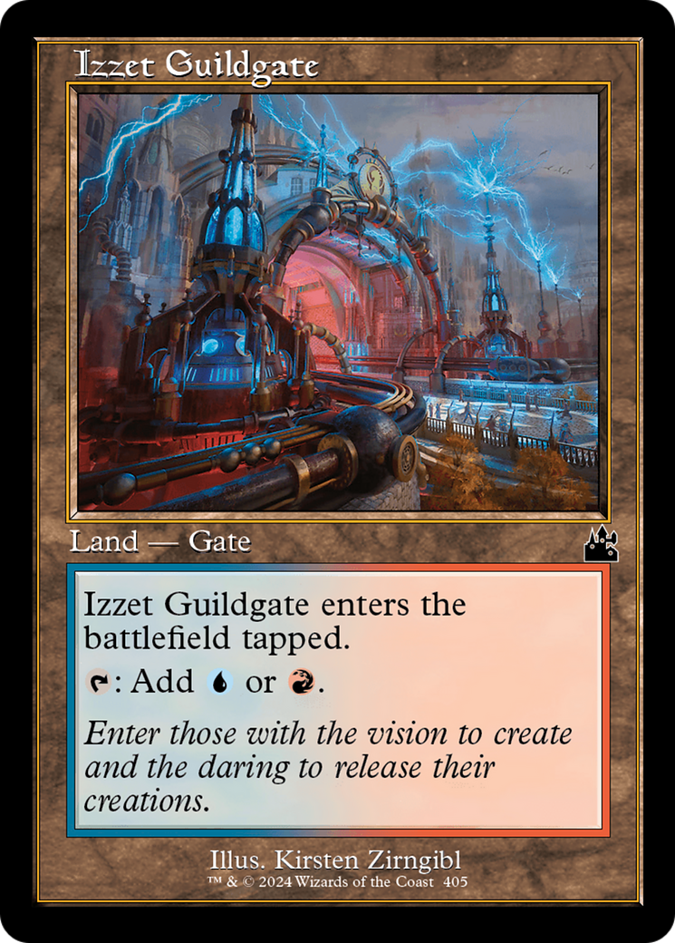 Izzet Guildgate (Retro Frame) [Ravnica Remastered] | Dumpster Cat Games