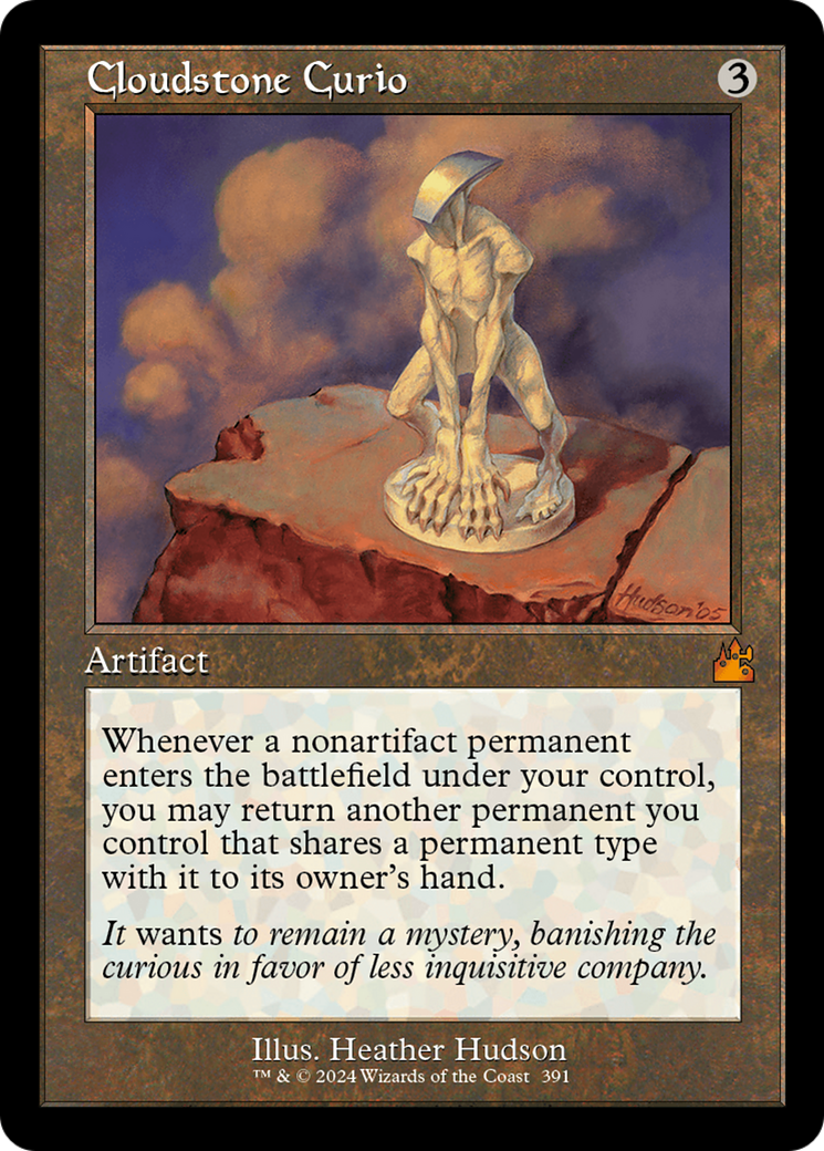 Cloudstone Curio (Retro Frame) [Ravnica Remastered] | Dumpster Cat Games