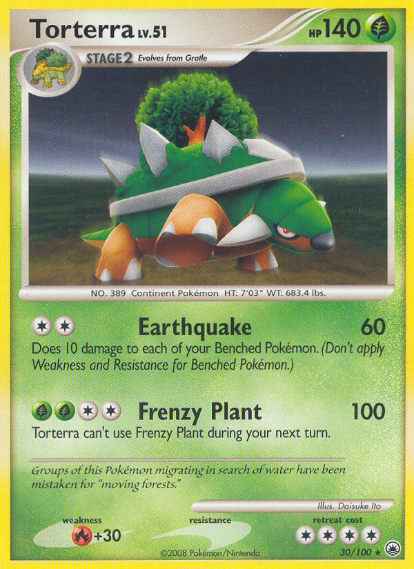 Torterra (30/100) [Diamond & Pearl: Majestic Dawn] | Dumpster Cat Games