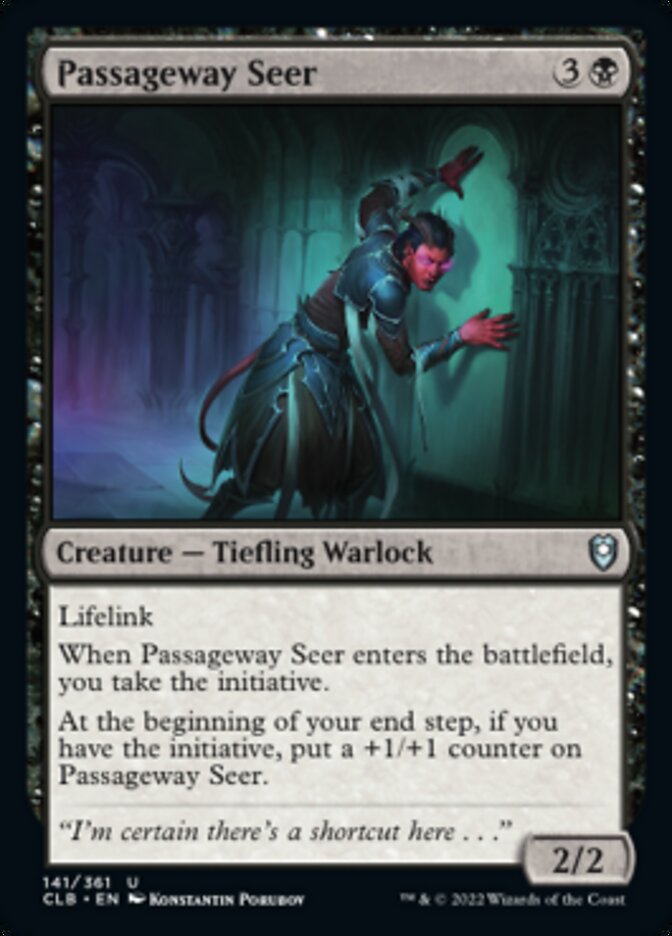 Passageway Seer [Commander Legends: Battle for Baldur's Gate] | Dumpster Cat Games