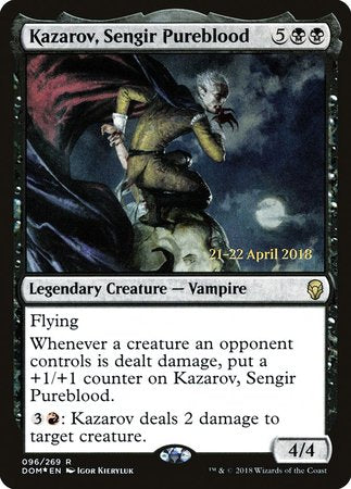 Kazarov, Sengir Pureblood [Dominaria Promos] | Dumpster Cat Games