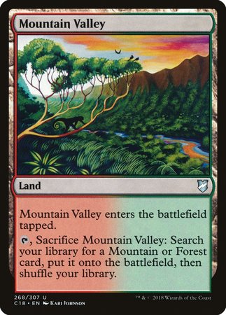 Mountain Valley [Commander 2018] | Dumpster Cat Games
