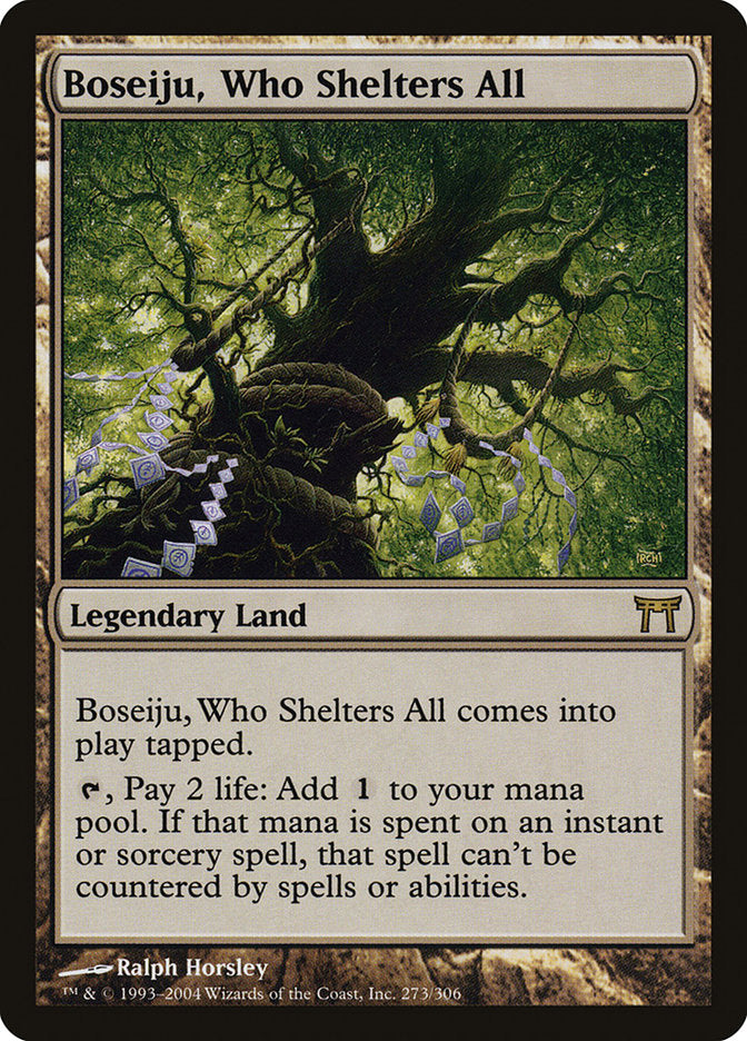 Boseiju, Who Shelters All [Champions of Kamigawa] | Dumpster Cat Games