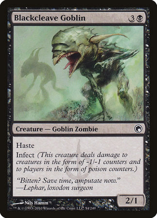 Blackcleave Goblin [Scars of Mirrodin] | Dumpster Cat Games