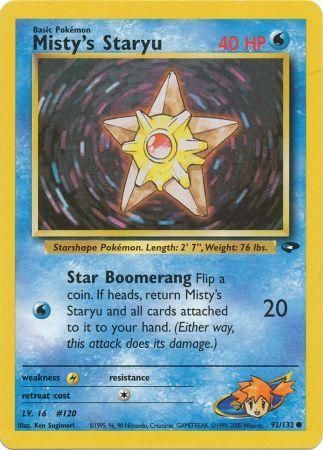 Misty's Staryu (92/132) [Gym Challenge Unlimited] | Dumpster Cat Games