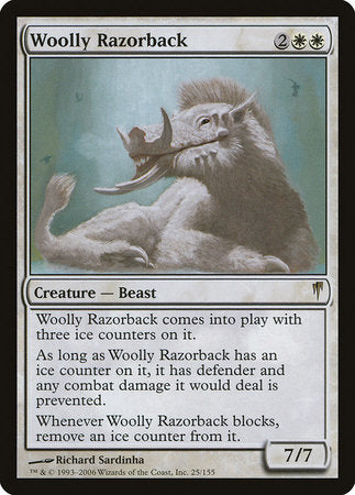 Woolly Razorback [Coldsnap] | Dumpster Cat Games
