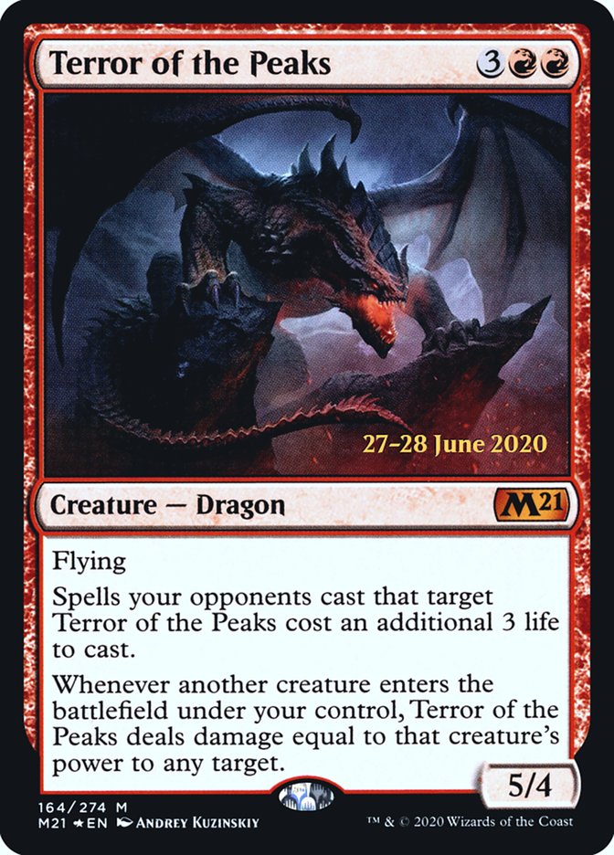 Terror of the Peaks  [Core Set 2021 Prerelease Promos] | Dumpster Cat Games