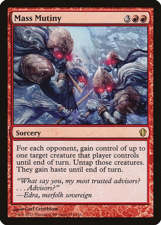 Mass Mutiny [Commander 2013] | Dumpster Cat Games