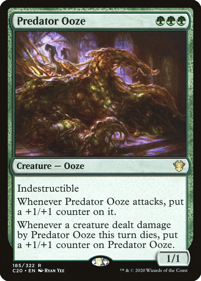 Predator Ooze [Commander 2020] | Dumpster Cat Games