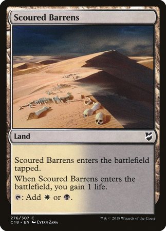 Scoured Barrens [Commander 2018] | Dumpster Cat Games