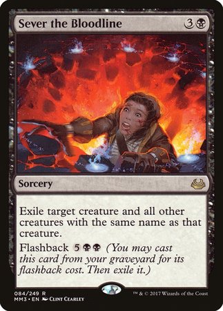 Sever the Bloodline [Modern Masters 2017] | Dumpster Cat Games