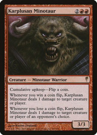 Karplusan Minotaur [Coldsnap] | Dumpster Cat Games