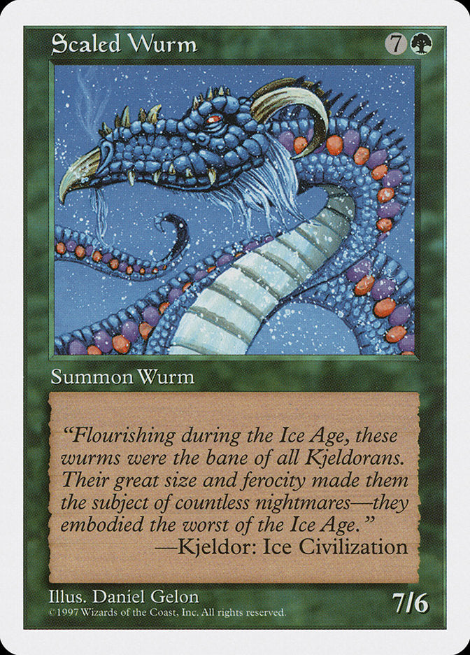 Scaled Wurm [Fifth Edition] | Dumpster Cat Games