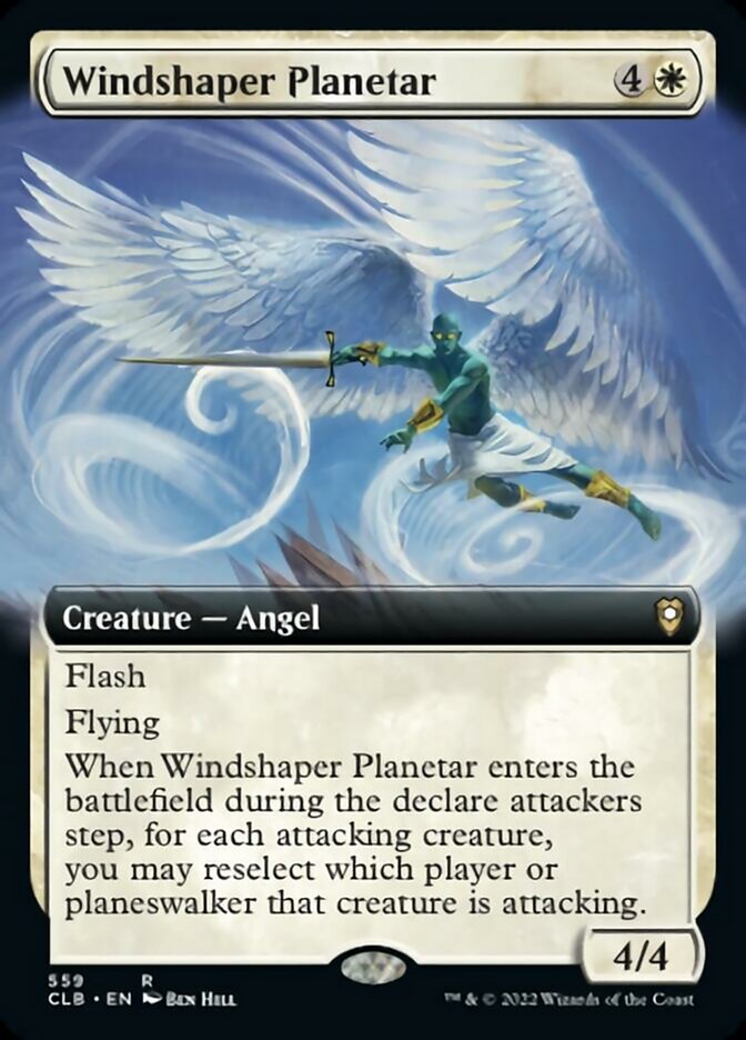 Windshaper Planetar (Extended Art) [Commander Legends: Battle for Baldur's Gate] | Dumpster Cat Games