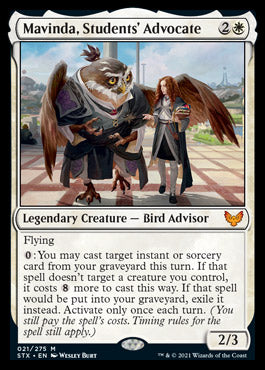 Mavinda, Students' Advocate [Strixhaven: School of Mages] | Dumpster Cat Games