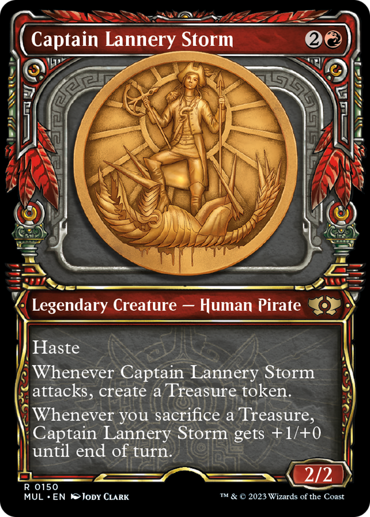 Captain Lannery Storm (Halo Foil) [Multiverse Legends] | Dumpster Cat Games