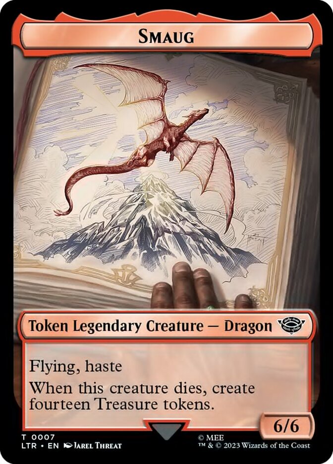 Smaug Token [The Lord of the Rings: Tales of Middle-Earth Tokens] | Dumpster Cat Games