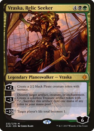 Vraska, Relic Seeker [Ixalan] | Dumpster Cat Games