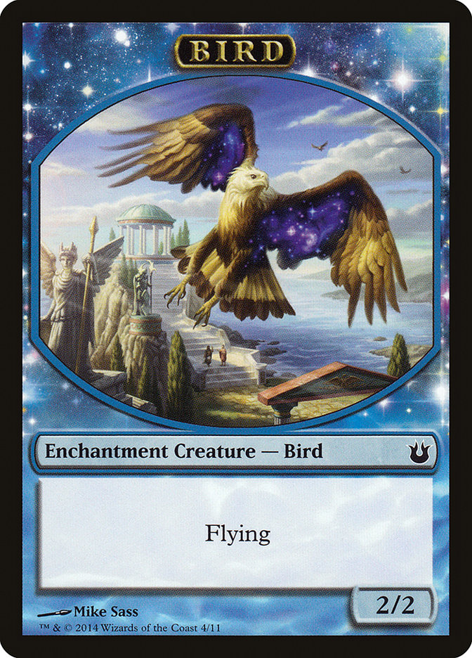 Bird (4/11) [Born of the Gods Tokens] | Dumpster Cat Games