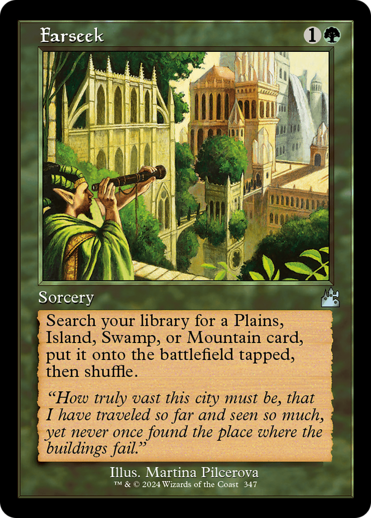 Farseek (Retro Frame) [Ravnica Remastered] | Dumpster Cat Games
