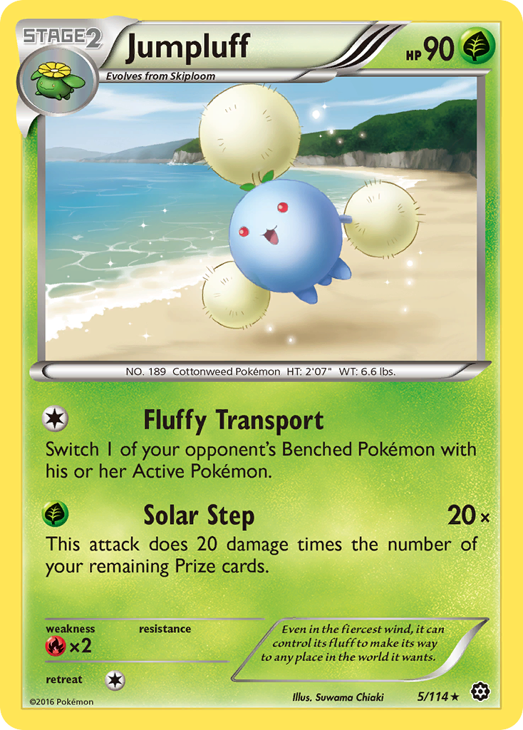 Jumpluff (5/114) [XY: Steam Siege] | Dumpster Cat Games
