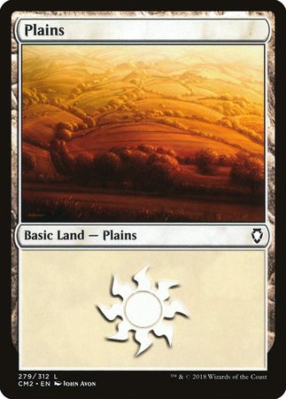 Plains (279) [Commander Anthology Volume II] | Dumpster Cat Games