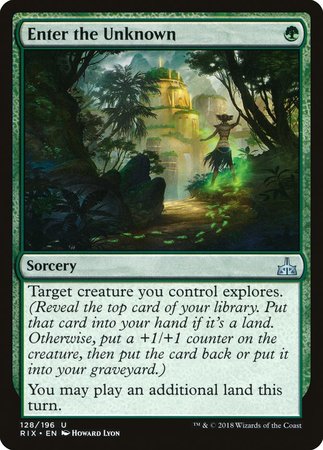 Enter the Unknown [Rivals of Ixalan] | Dumpster Cat Games