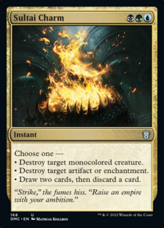 Sultai Charm [Dominaria United Commander] | Dumpster Cat Games
