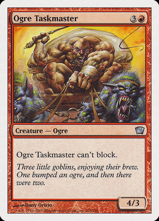 Ogre Taskmaster [Ninth Edition] | Dumpster Cat Games
