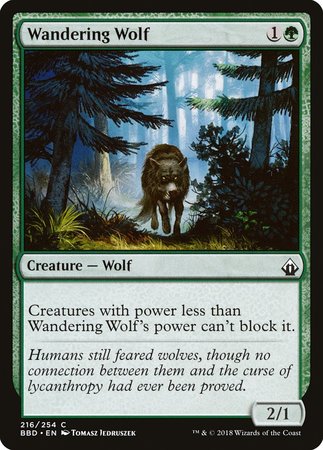 Wandering Wolf [Battlebond] | Dumpster Cat Games