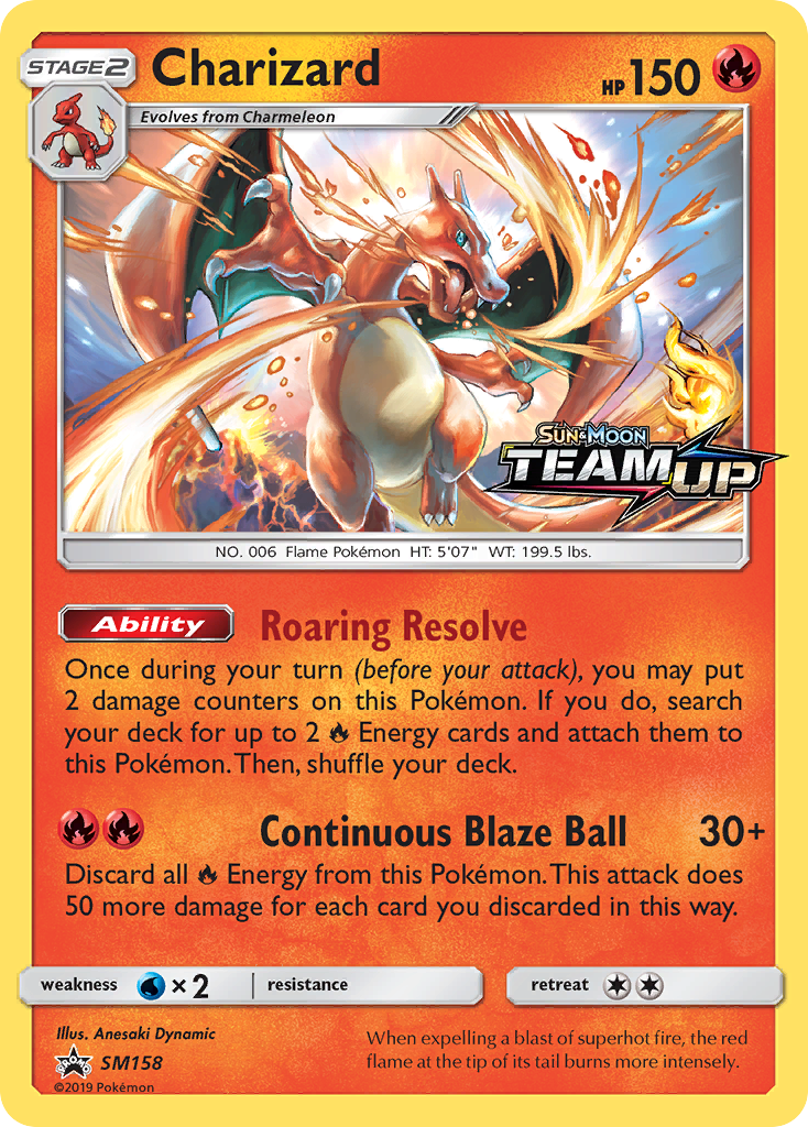 Charizard (SM158) [Sun & Moon: Black Star Promos] | Dumpster Cat Games