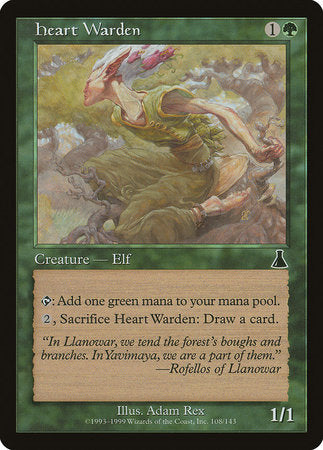 Heart Warden [Urza's Destiny] | Dumpster Cat Games