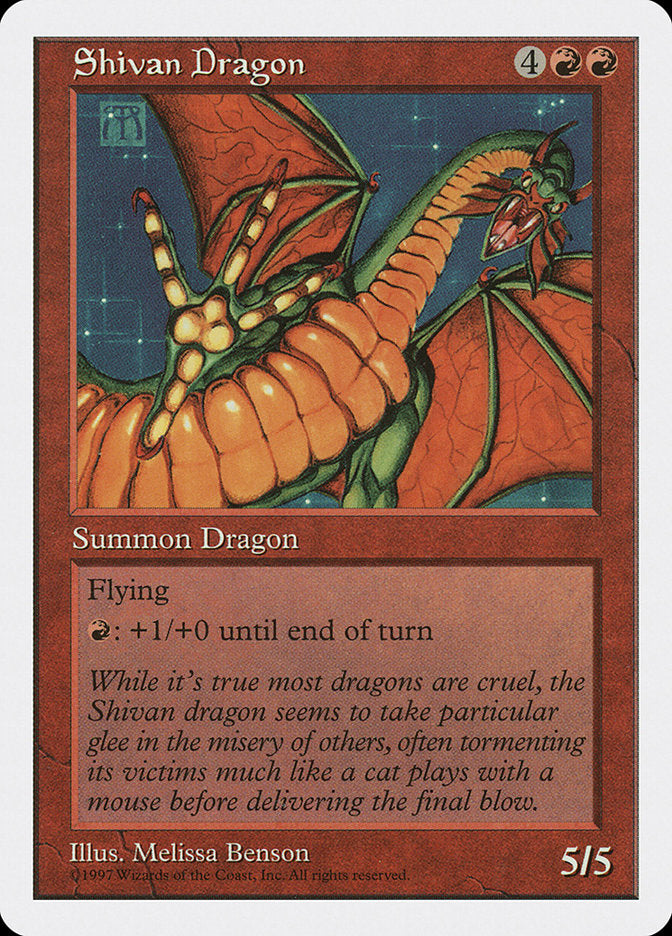 Shivan Dragon [Fifth Edition] | Dumpster Cat Games