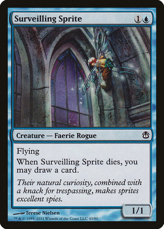 Surveilling Sprite [Duel Decks: Ajani vs. Nicol Bolas] | Dumpster Cat Games