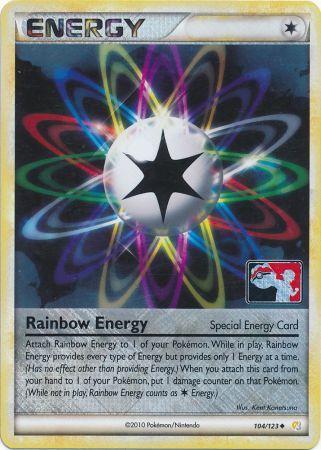 Rainbow Energy (104/123) (League Promo) [HeartGold & SoulSilver: Base Set] | Dumpster Cat Games