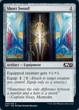 Short Sword [Core Set 2021] | Dumpster Cat Games