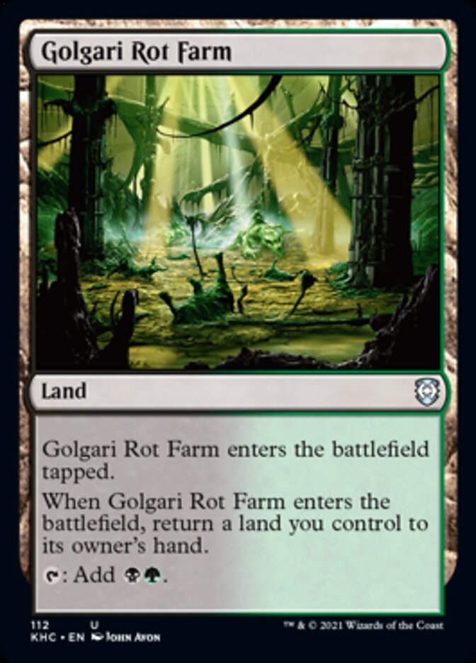 Golgari Rot Farm [Kaldheim Commander] | Dumpster Cat Games