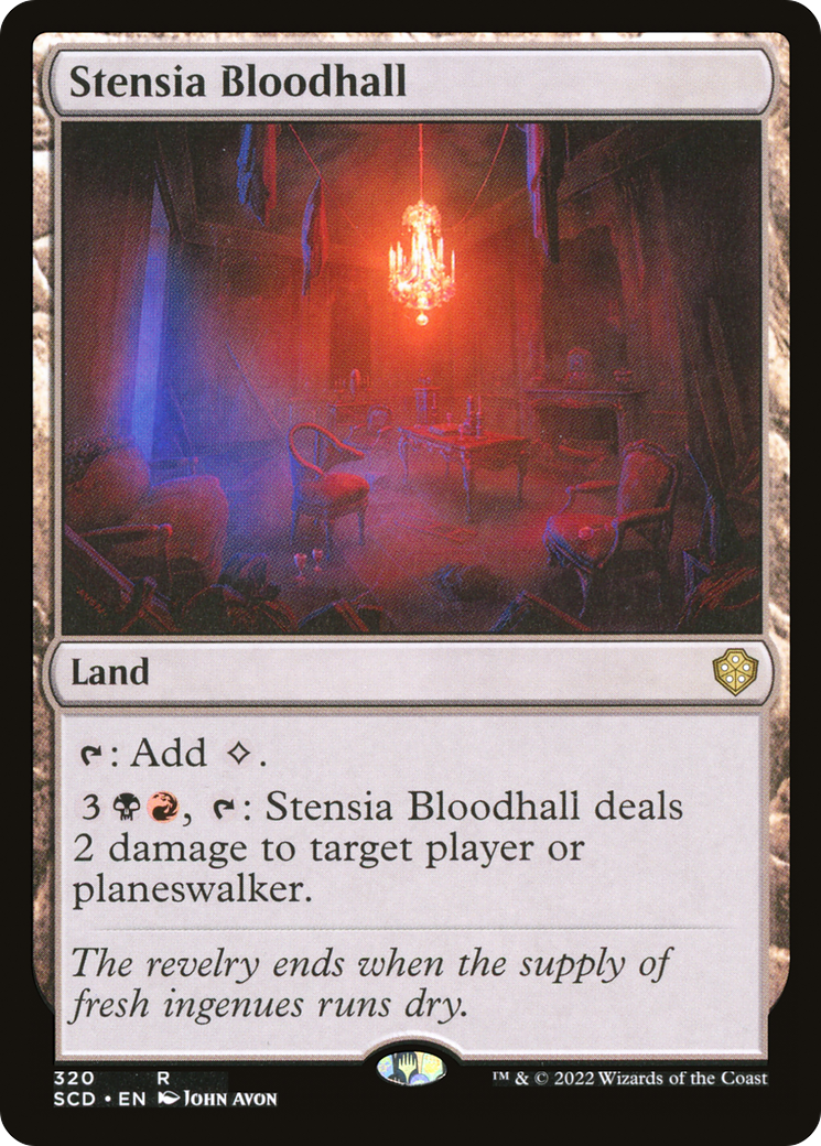 Stensia Bloodhall [Starter Commander Decks] | Dumpster Cat Games
