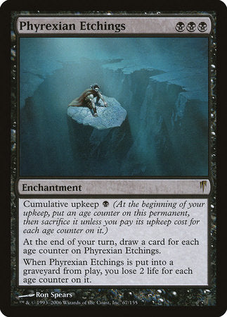 Phyrexian Etchings [Coldsnap] | Dumpster Cat Games