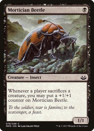 Mortician Beetle [Modern Masters 2017] | Dumpster Cat Games